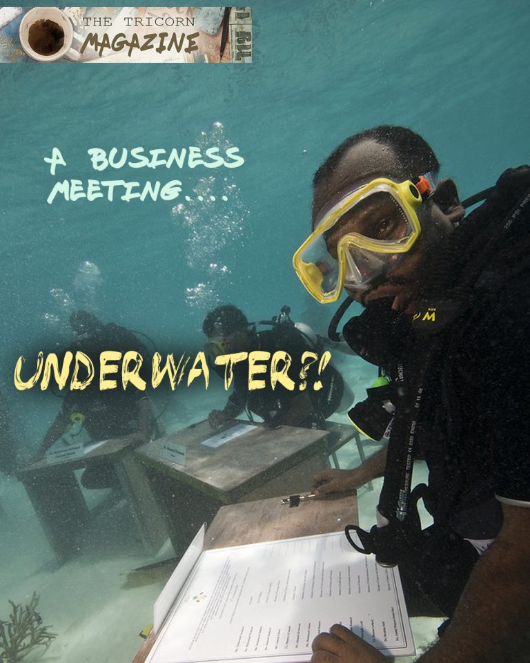 A Business Meeting… Underwater?!