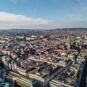 Aerial view of Vienna