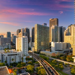 Miami, major city in Florida.